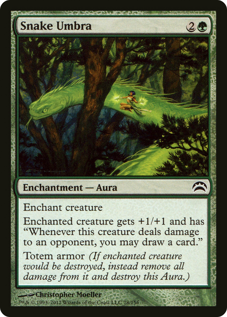 Snake Umbra (PC2-078)  Foil - Planechase 2012