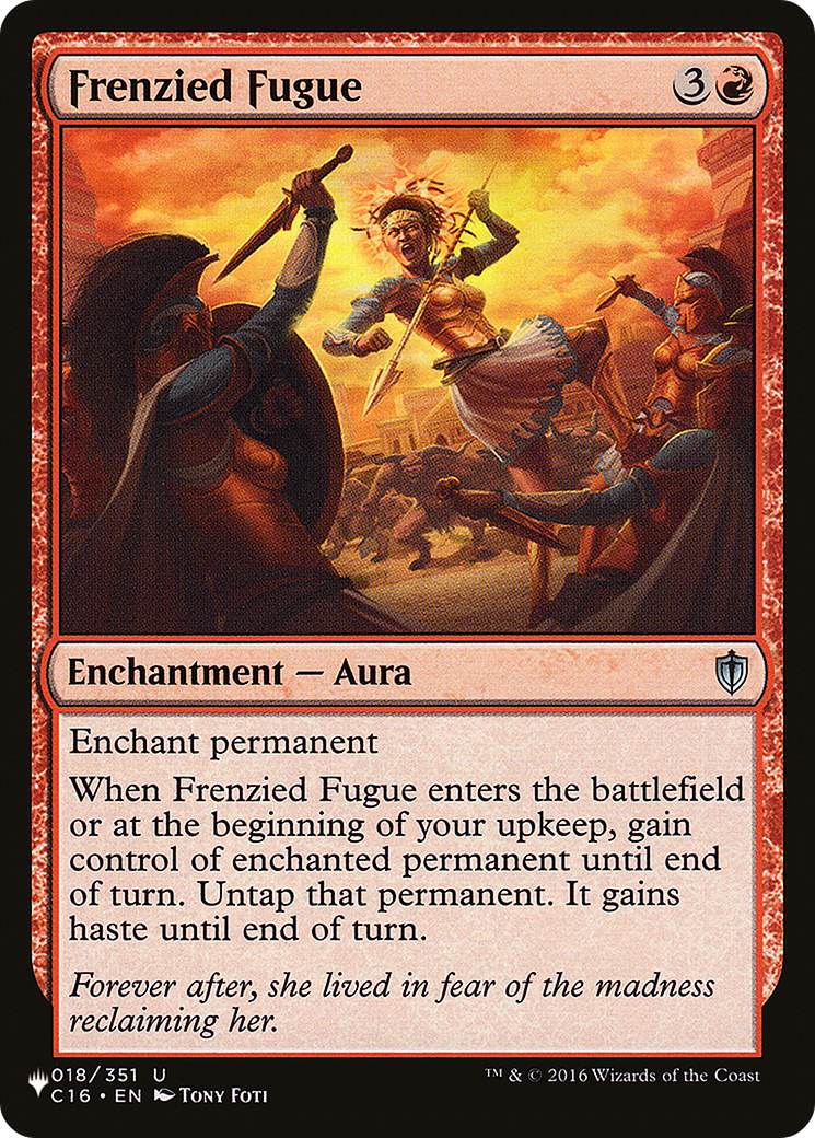 Frenzied Fugue (LIST-C16-18)  - The List
