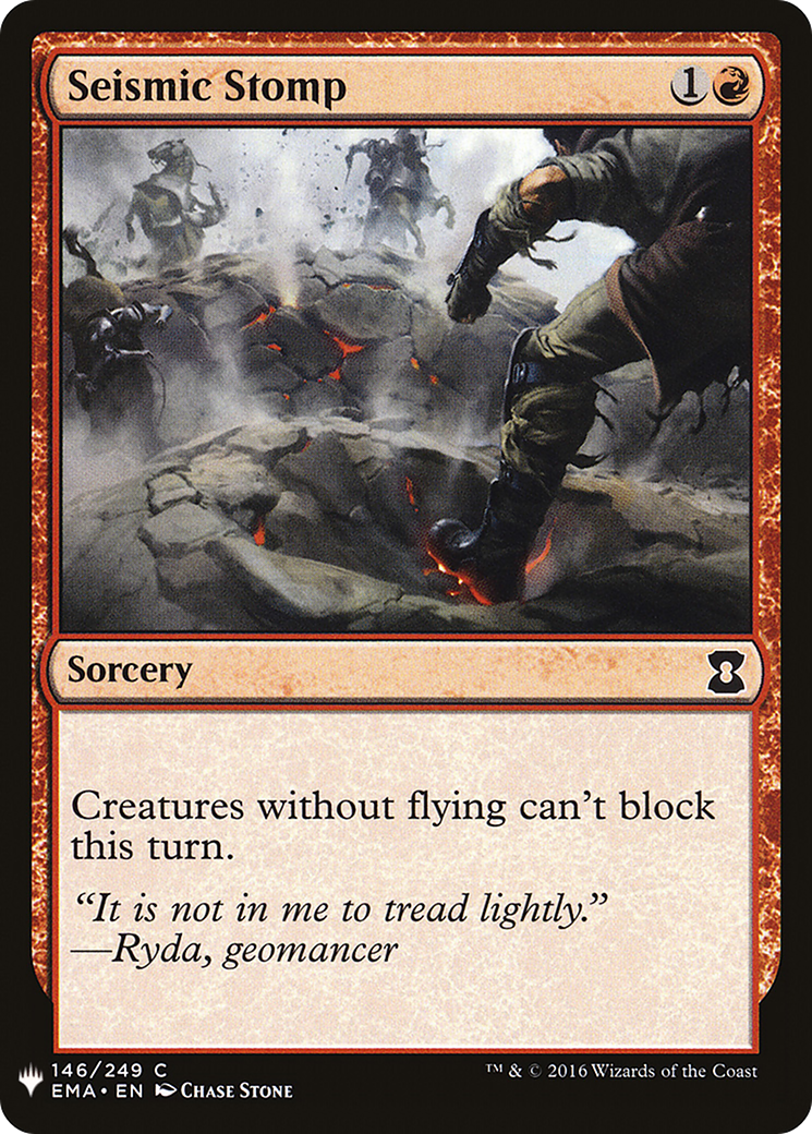 Seismic Stomp (LIST-EMA-146)  - The List