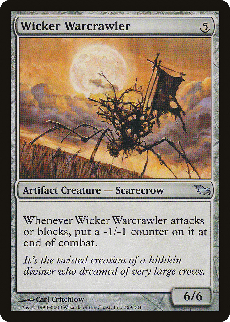Wicker Warcrawler (SHM-269) - Shadowmoor Foil