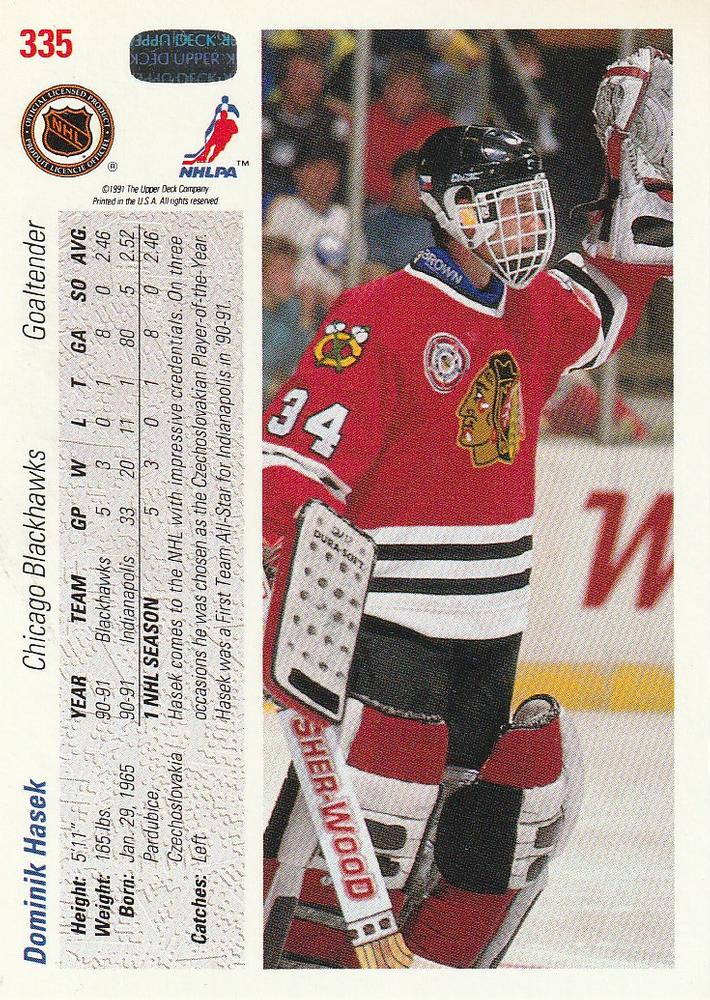 1991-92 Upper Deck Low Series Base Set of 500 cards