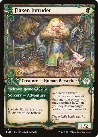Flaxen Intruder (Showcase) (ELD-297)  - Throne of Eldraine: (Showcase)