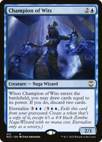 Champion of Wits (NCC-213)  - New Capenna Commander
