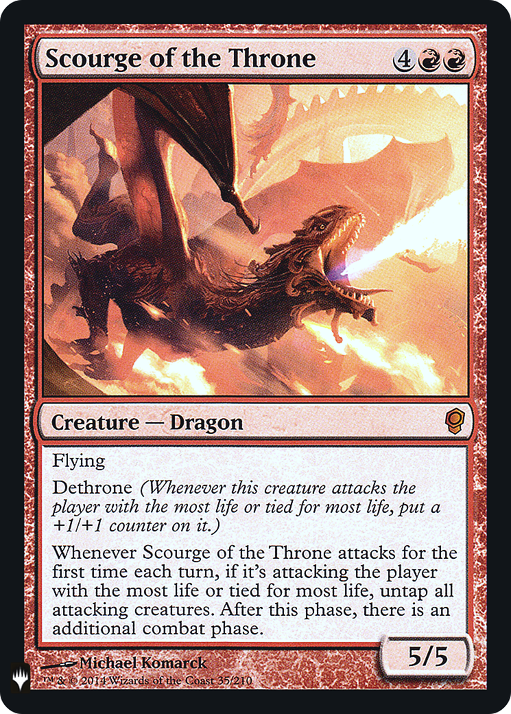 Scourge of the Throne (PLST-CNS-35)  - The List