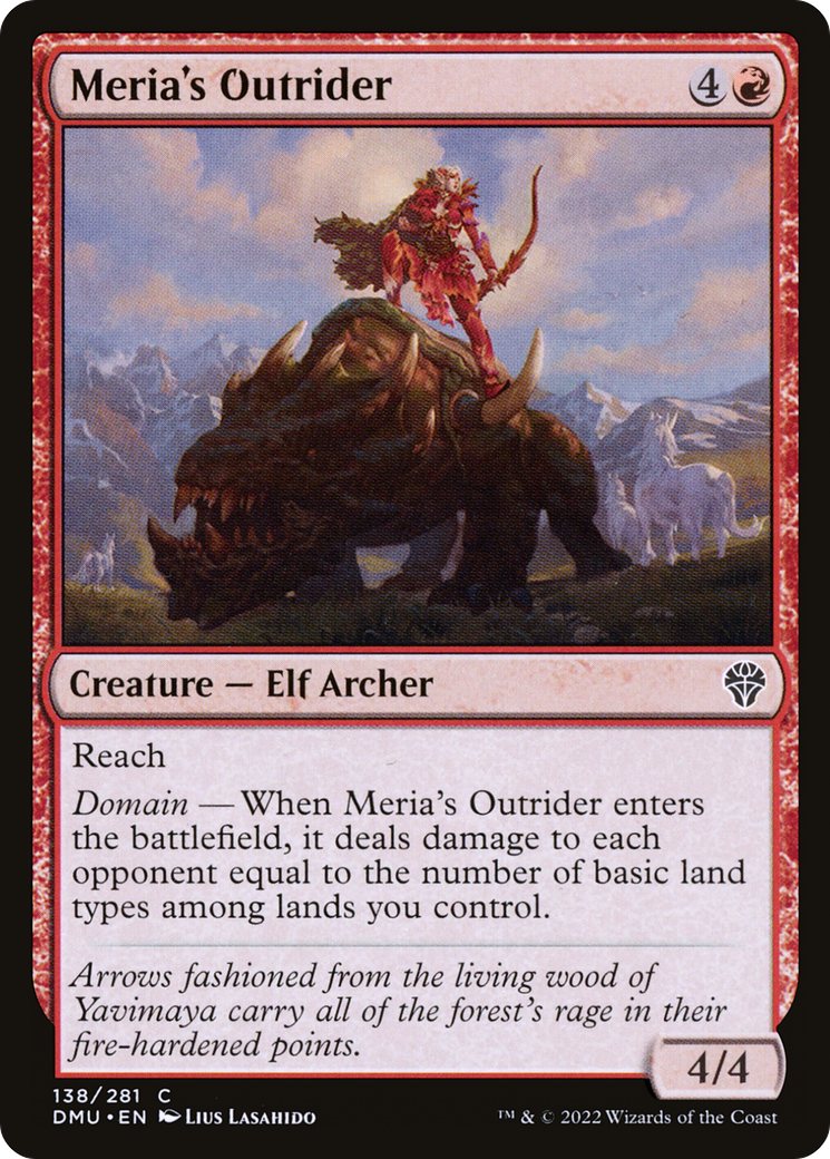 Meria's Outrider (DMU-138)  Foil - Dominaria United