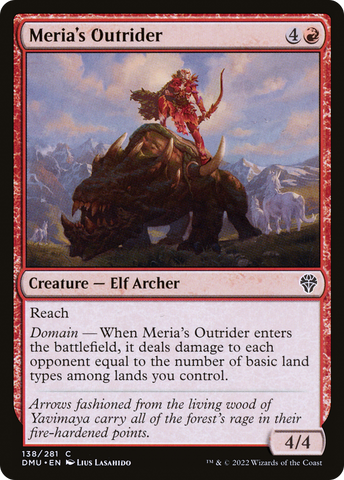 Meria's Outrider (DMU-138)  Foil - Dominaria United