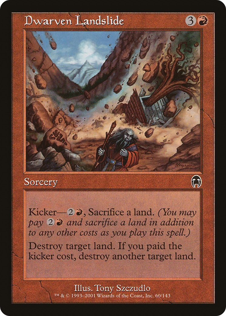 Dwarven Landslide (APC-060)  Foil - Apocalypse
