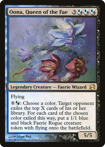 Oona, Queen of the Fae (MMA-193)  Foil - Modern Masters