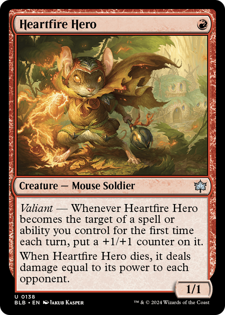 Heartfire Hero (BLB-138)  - Bloomburrow