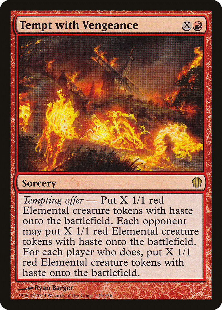 Tempt with Vengeance (C13-125)  - Commander 2013