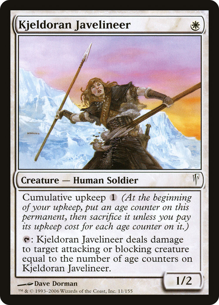 Kjeldoran Javelineer (CSP-011)  - Coldsnap