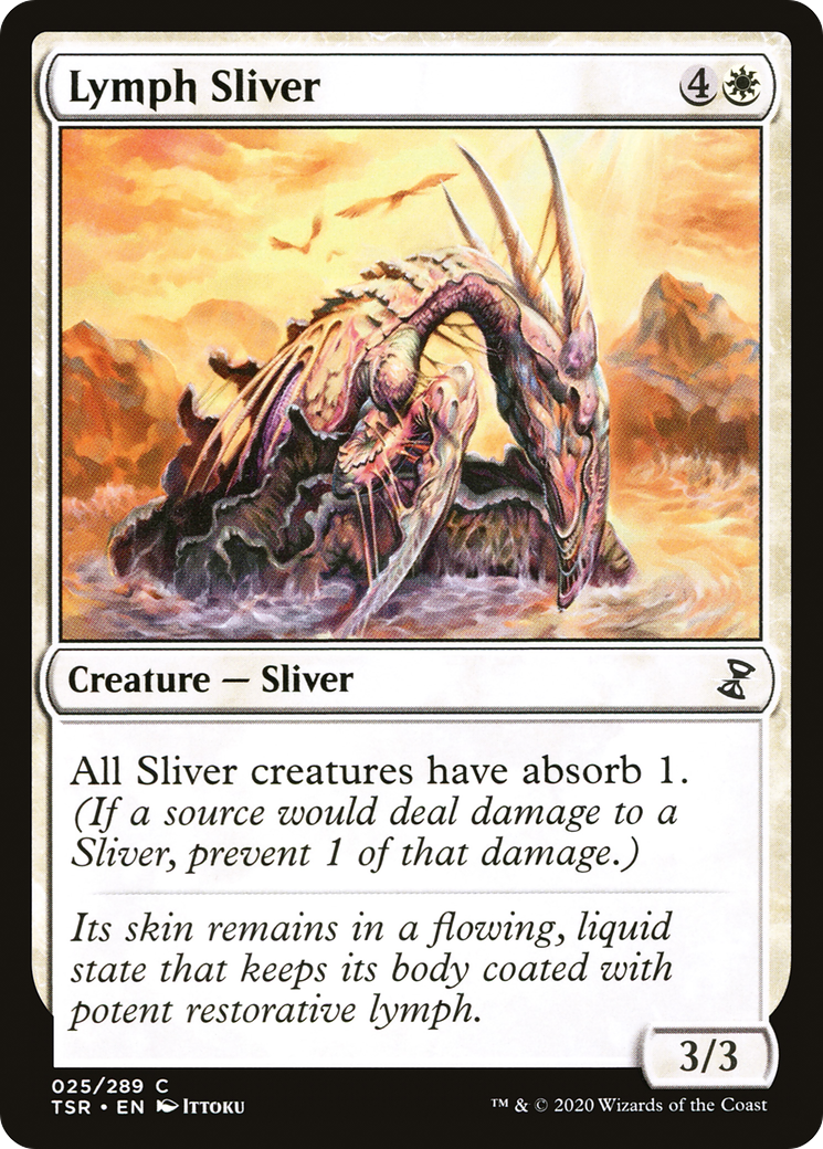 Lymph Sliver (TSR-025)  Foil - Time Spiral Remastered