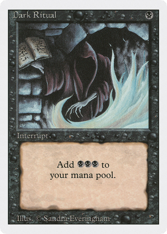 Dark Ritual (3ED-)  - Revised Edition