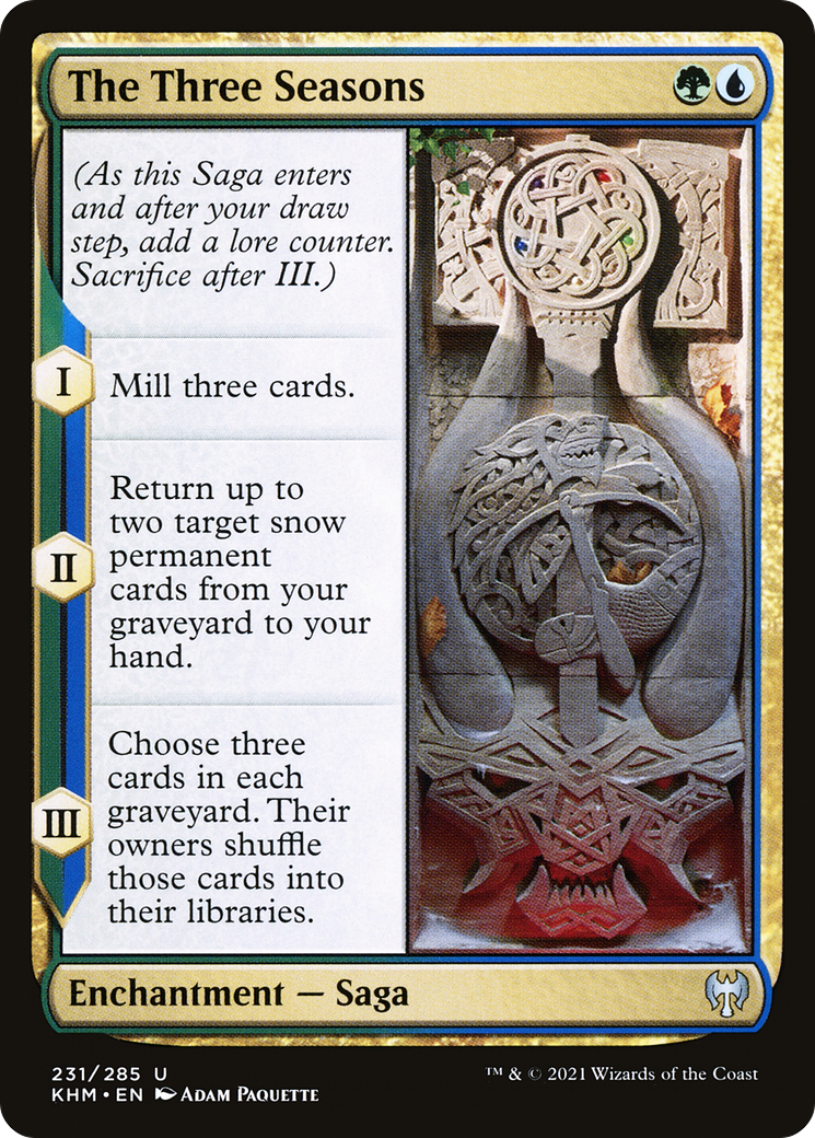 The Three Seasons (KHM-231)  Foil - Kaldheim