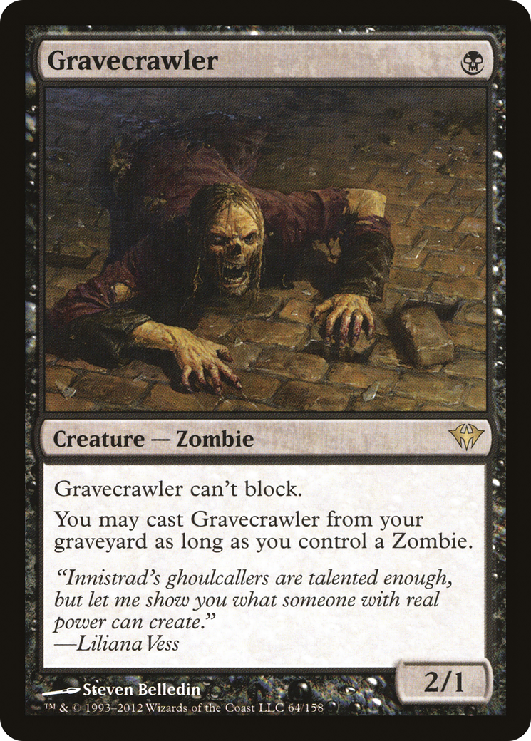 Gravecrawler (DKA-064)  Foil - Dark Ascension