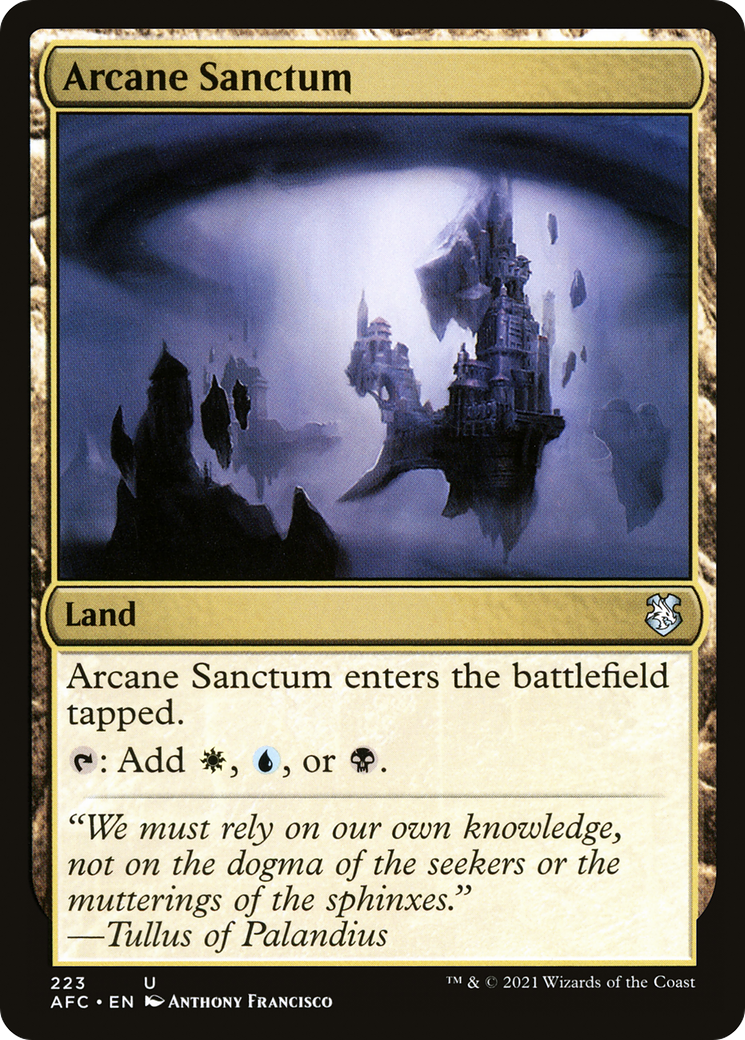 Arcane Sanctum (AFC-223) - Adventures in the Forgotten Realms Commander