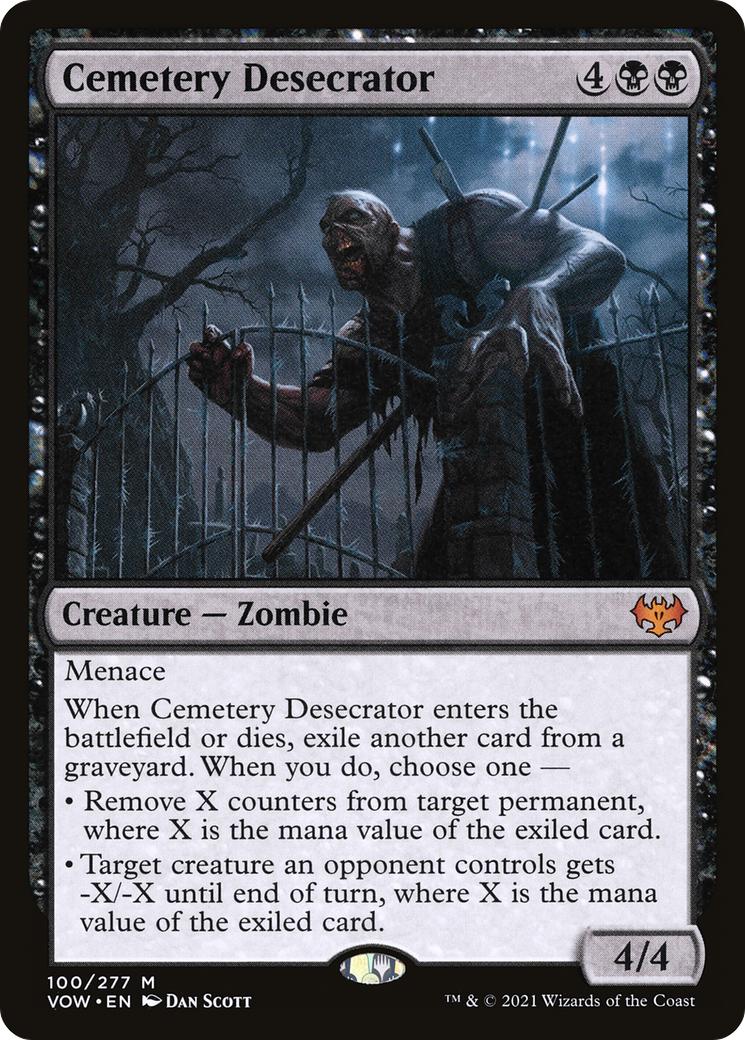 Cemetery Desecrator (VOW-100)  - Innistrad: Crimson Vow