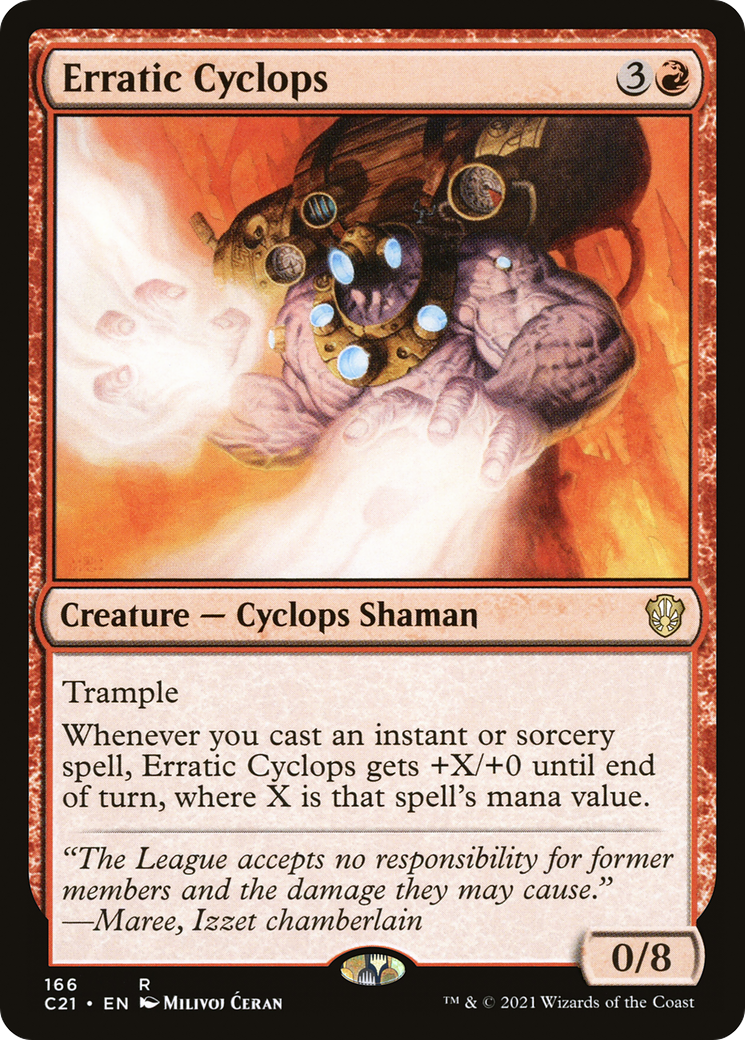 Erratic Cyclops (C21-166)  - Commander 2021