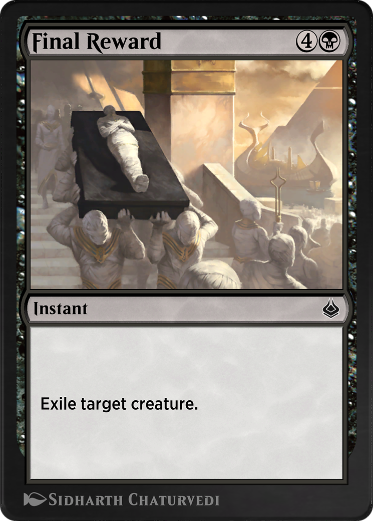 Final Reward (AKR-106)  - Amonkhet Remastered