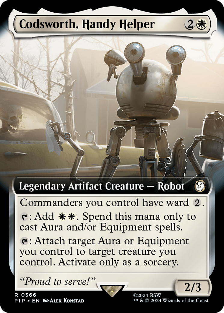 Codsworth, Handy Helper (Extended Art) (PIP-366)  - Fallout: (Extended Art)