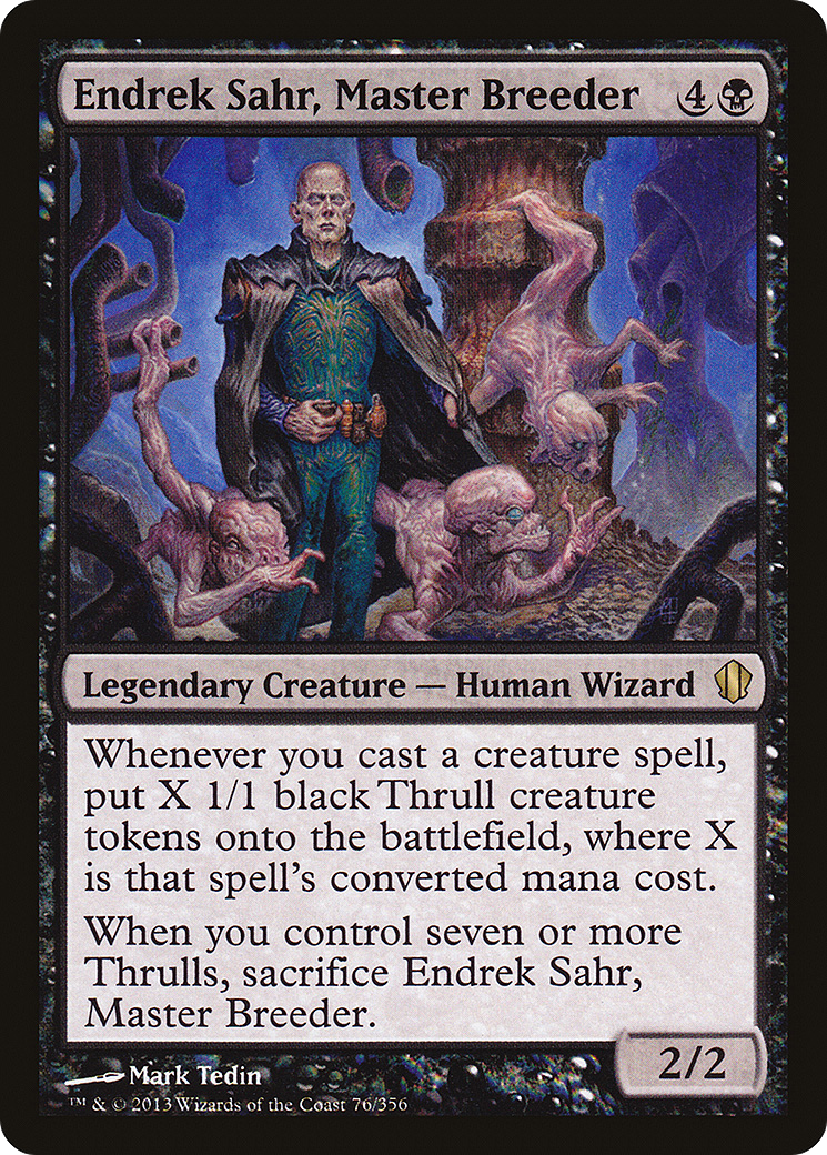 Endrek Sahr, Master Breeder (C13-076)  - Commander 2013