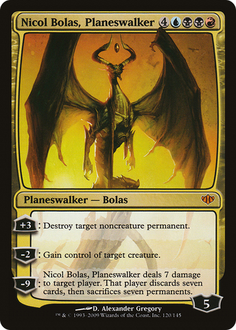 Nicol Bolas, Planeswalker (CON-120)  - Conflux