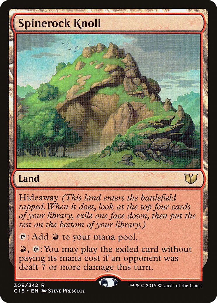 Spinerock Knoll (C15-309)  - Commander 2015