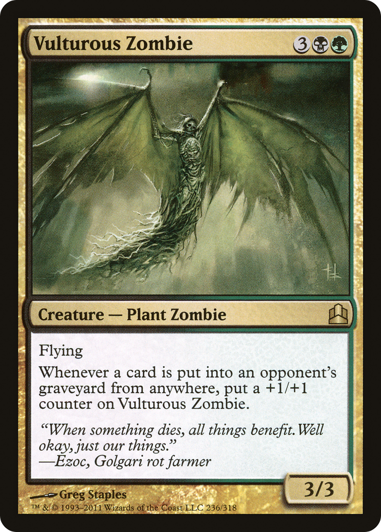 Vulturous Zombie (CMD-236)  - Commander 2011
