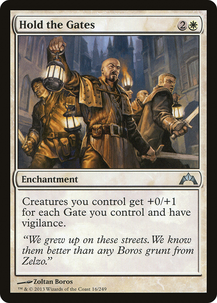 Hold the Gates (GTC-016)  Foil - Gatecrash