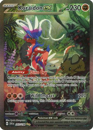 Koraidon ex 247/198  - Holofoil SV01 Scarlet & Violet Base Set - Special Illustration Rare