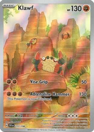 Klawf 217/198 - Holofoil SV01 Scarlet & Violet Base Set