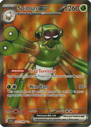 Spidops ex 223/198 - Holofoil SV01 Scarlet & Violet Base Set