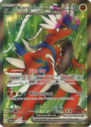 Koraidon ex 231/198 - Holofoil SV01 Scarlet & Violet Base Set