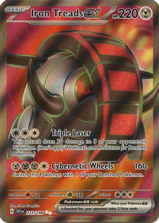 Iron Treads ex 233/198 - Holofoil SV01 Scarlet & Violet Base Set