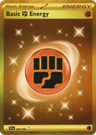 Basic Fighting Energy 258/198 - Holofoil SV01 Scarlet & Violet Base Set