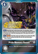 Pride Memory Boost! (Judge Pack 3) (BT7-105) - Next Adventure Foil