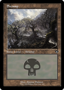 Swamp (443) (Retro Frame) (CMM-443)  Foil - Commander Masters