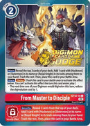 From Master to Disciple (Judge Pack 3) (ST12-15) - Starter Deck 12: Jesmon Foil