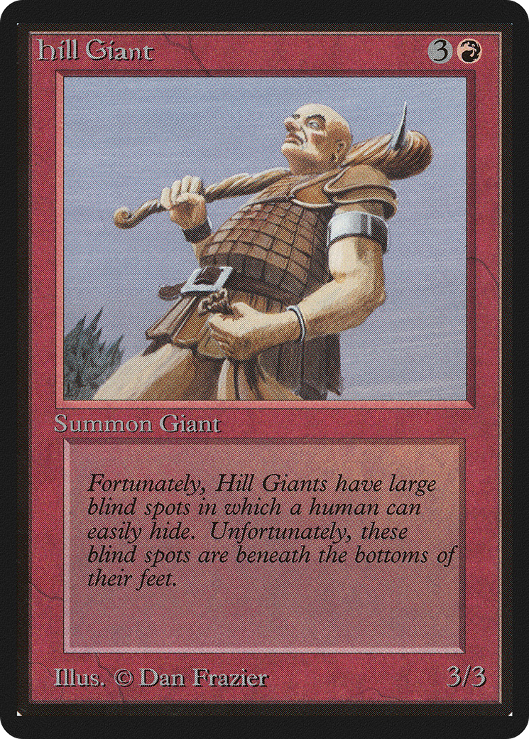 Hill Giant (LEB-)  - Limited Edition Beta