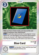 Blue Card (Event Pack 4) (EX2-072) - Digital Hazard Foil