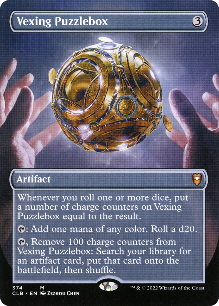 Vexing Puzzlebox (Borderless) (CLB-374)  - Commander Legends: Battle for Baldur's Gate