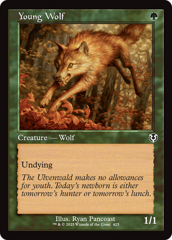 Young Wolf (Retro Frame) (INR-425)  - Innistrad Remastered