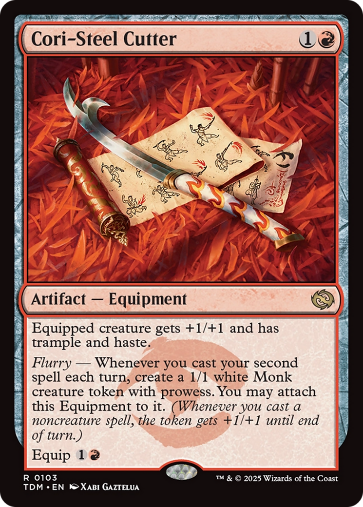 Cori-Steel Cutter (TDM-103)  Foil - Tarkir: Dragonstorm