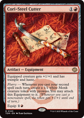 Cori-Steel Cutter (TDM-103)  Foil - Tarkir: Dragonstorm