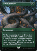 Sylvan Library (Borderless) (DMR-441)  - Dominaria Remastered