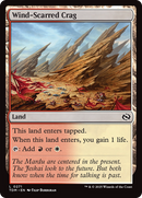 Wind-Scarred Crag (TDM-271) - Tarkir: Dragonstorm Foil