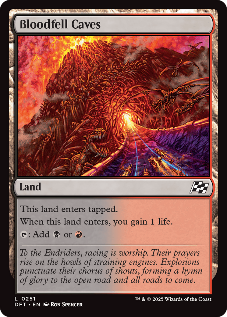 Bloodfell Caves (DFT-251)  Foil - Aetherdrift