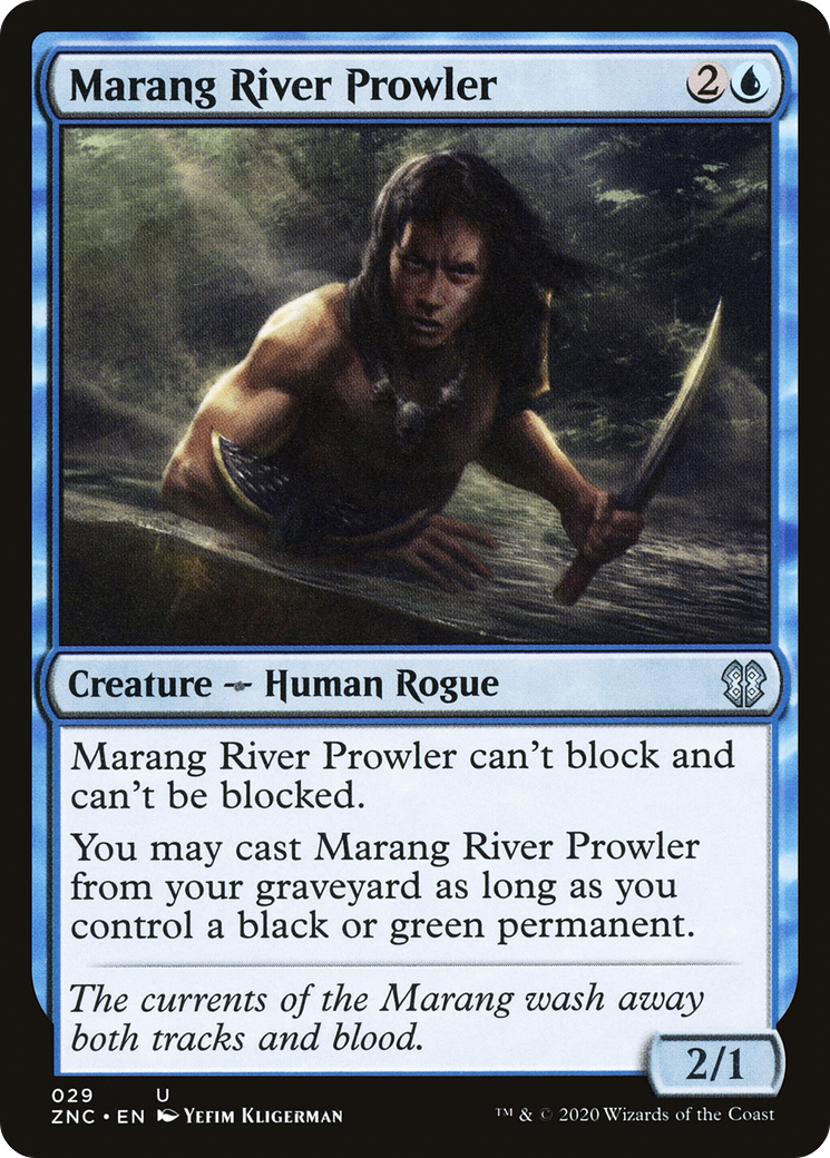 Marang River Prowler (ZNC-029)  - Zendikar Rising Commander