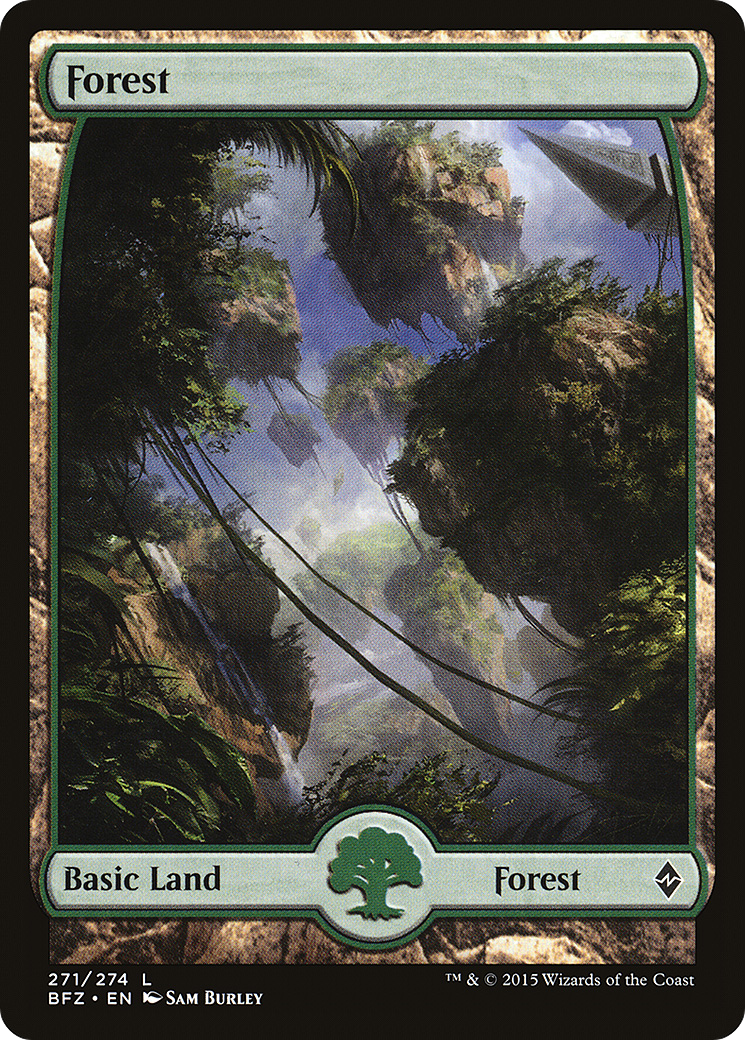 Forest (271) - Full Art (BFZ-271)  - Battle for Zendikar