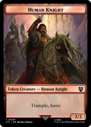 Human Knight (TLTC-009)  - Tales of Middle-earth Commander Tokens